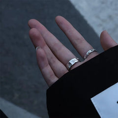 Lunivop Fashion Trendy Exaggerated Ring Punk Simple Style Female Cool Design Finger Creative Women Gold Silver Color Jewelry Gift Hot