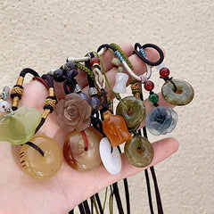 Lunivop beaded butterfly necklace with a new high-end design niche sweater chain, women's summer collarbone chain