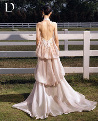 Lunivop Puffy Solid Ruffles Long Dress Summer Women Casual Elegant Sleeveless Elegant Harajuku Maxi Dress Beach Party Evening Vestido