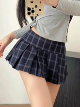 Lunivop Y2K Sexy Mini Plaid Skirt Women High Waist Vintage Casual A Line Skirts American Preppy Style Retro Female Slim Skirt New