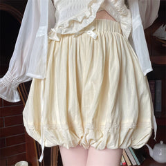Lunivop Japanese Sweet All-match Lolita Skirt for Women Summer High Waist A-line Faldas Mujer New Flower Bud Pants Skirts