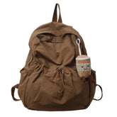 Lunivop Solid Oxford Backpacks For Women Korea Lazy Style Leisure Or Travel Bags College Style Cloth School Bags For Men Soft Light Bag