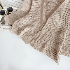 Lunivop Pointelle Knit Long Sleeve Open Front Cardigan Sweater for Women Cover-Up Spring Summer Teengirl Casual Outfit