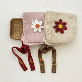 Lunivop New Cute Baby Hat Warm Knitted Kids Girl Boys Thicken Winter Bonnet Hats Flower Lacing Children Cap Beanie Christmas Gifts