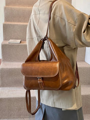 Lunivop Large Capaci Women's Underarm Bag Vintage Retro Sle Single oulder Tote Bag for Autumn 2024 Trendy Double oulder Bag