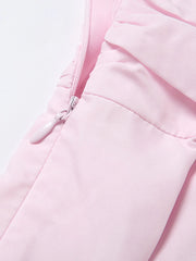 Lunivop Sexy flower pink white mini summer dress women casual birthday dress woman elegant long sleeve evening party dresses vestidos