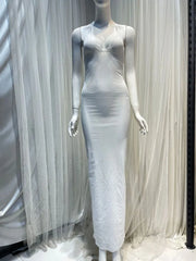 Lunivop Fashion Women Dress Sleeveless V Neck Backless Butterfly Female Summer Beach Vacation Party Dresses New Tide