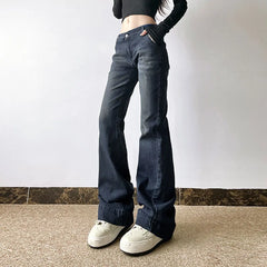 Lunivop Sexy Low-Waisted Skinny Jeans Women Vintage Americana Y2K Denim Flares Pants Female Streetwear Slim-Fitting 2000S Jean Trousers