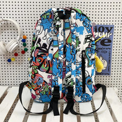 Lunivop Large Capacity Graffiti Pattern Backpacks New In Waterproof Nylon School Bags Colourful Leisure Or Travel Bags Women
