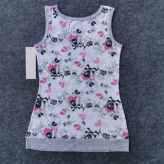 Lunivop Slim Trendy New Luxury Elegant Tees Women Western Print All-match Casual Patchwork Vest Personalized Streetwear Moda Tank