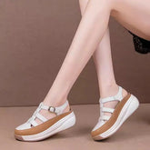 Lunivop Summer New Women’s Shoes Fashion Hollow Out Breathable Mixed Colors Soft Sole Wedges Sandals Shoes for Women Sandalias