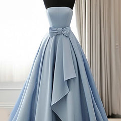 Elegant Strapless Long Evening Dresses for Women Floor-Length A-Line Prom Party Gala Special Events Wedding New