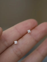 Lunivop Needle Shiny Zircon Stud Earrings Women Style Cute Sweet Jewelry Accessories Simple Fashion Jewelry Accessories