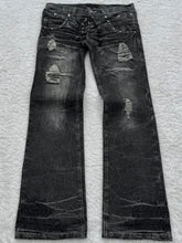 Lunivop Vintage Double Waisted Lace Up Micro Women Flared Jeans Y2K Washed Wide Leg American Style Denim Pants Baggy Streetwear