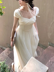 Lunivop Summer Sweet Elegant Formal Dress Women Lace Beach Style Causal Party Midi Dress Female Slim One Piece Dress Korean Vintage