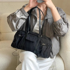 Lunivop Nylon Underarm Bag Women's Large Capaci Sport Pillow Single oulder Bag Trendy Handbag Spring Summer New Sle Versatile