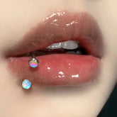 Lunivop 1PC Stainless Steel 16G Flash Gem Horseshoe Barbell Ear Tragus Cartilage Helix Barbell Ring Snug Daith Piercing Jewelry