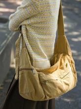 Lunivop Single Shoulder Crossbody Commuting Leisure Travel Bags Japanese New Canvas Bag with Large Capacity