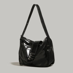 Lunivop High Street Black Handbag Purse Women Sweet Cool Pu Leather Casual Crossbody Bags Female Versatile Messenger Bag Y2k