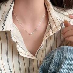Lunivop Kpop Fashion Simple Star Heart Water Drop Pendant Choker Clavicle Chain Necklace Neck Jewelry Women Men AestheticY2K Accessories