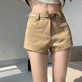 Lunivop Fashion High End All Match Casual High Waist Shorts Y2k Aesthetic American Vintage Streetwear Harajuku Grune Punk Short Pant
