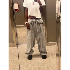 Lunivop Autumn/winter American Sweatshirt Hip-hop punk style pants High street Harajuku emo style subculture Loose casual long pant
