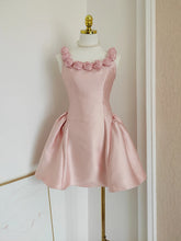 Lunivop Fashion Solid Color Flowers Dress Women's Sleeveless Waist Retraction A Line Dresses 2025 Summer New Tide