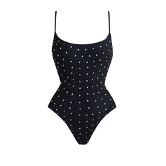 Lunivop 2Pcs Diamond Swimsuit Women Sexy Bikini Bandeau Biquini Push Up Swimwear Female Shiny Bathing Suit Mesh Beach Outfit Mini Skirt