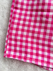 Lunivop Shorts for Women Teen-girls Elastic Waistband Pull-on Red Blue Plaid Shorts Outfit Casual Lounge Summer Shorts