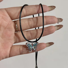 Lunivop Creative Sweet Cool Heart Shape Pendant Necklace Women Gift Party Heart Shape Adjustable Chain Jewelry Accessories