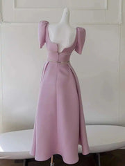 Lunivop Solid Hollow Beaded Design Long Dresses For Women Square Collar High Waist Elegant Dress Female 2025 New Clothing