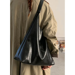 Lunivop New Korean Version Tote Large Capacity Bags Retro Niche Underarm Bag for Women Autumn Winter