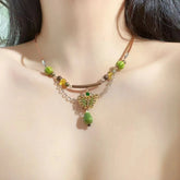 Lunivop Beautiful Fairy Pearl Heart Necklace Fairycore Goblincore Cottagecore Handmade Y2k Necklace Gift Present Fairy Magic