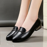 Lunivop Moccasins Pointed Toe with Medium Heels Square Woman PumpsLoafers Shoes for Women on Sale Korean Style Discount Non Slip Offer