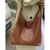 Lunivop New Korean Version Tote Large Capacity Bags Retro Niche Underarm Bag for Women Autumn Winter