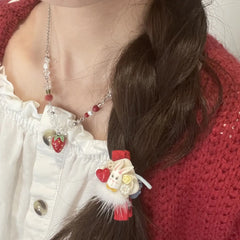 Lunivop Gothic Heart Love Pendant Necklace for Women Korean Fashion Vintage Party Jewelry Birthday Gift Kpop One Piece Chain Choker