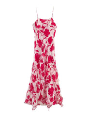 Lunivop Chic Printed Sleeveless Women Sling Maxi Dress Sexy Backless High Waist Slim Vestidos Summer New Lady Vacation Street Wears