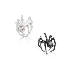 Lunivop Gothic Punk Style Simulation Animal Spider Finger Rings For Women Men Adjustable Ring Funny Accessories Gift