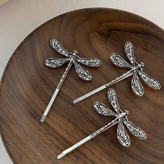 Lunivop 2Pcs/Set Fashion Vintage Dragonfly Barrettes Hairpin Hair Clips For Women Girls Headwear Bangs Side Hair Accessories