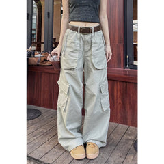 Lunivop French Style Fashion Mid Waisted Jeans Women Y2k 2024 New Waisted Vintage Straight Jeans Multiple Pockets Baggy Streetwear Jeans