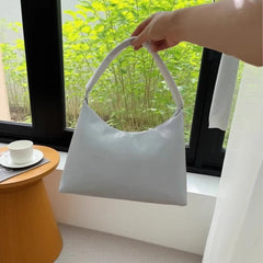 Lunivop Candy Colored Women's Underarm Bag Handbag Single oulder Tote Bag Korean Sle Summer 2024 Faion Trend PU Leather