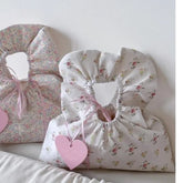 Lunivop Retro Floral White Y2k Hand Bag Female Hot Girls Canvas Soft Chic Casual Purse Women Harajuku Aesthetic White Mini Bag