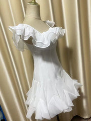 Lunivop Fashion Women Dress Sleeveless Slash Neck Solid Color Lotus Leaf Edge Design Female Party Dresses New Tide