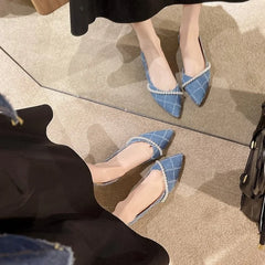 Lunivop Fashion Pearl Women's Shoes New Pointed Casual Shoes for Women Korean Style Fashion Shallow Flat Shoes Female Zapatos De Mujer