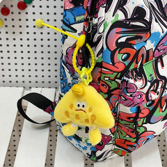 Lunivop Large Capacity Graffiti Pattern Backpacks New In Waterproof Nylon School Bags Colourful Leisure Or Travel Bags Women