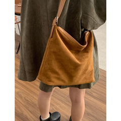 Lunivop New Korean Retro Fashion Shoulder Versatile Commuter Tote Bags Autumn and Winter Underarm Bag for Women