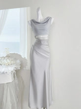 Lunivop Korean Style Waistband Long Dresses Luxury Satin Bodycon Vestidos De Galar Dress Summer Playa Mujer Holiday Vestidos New