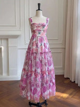 Lunivop Printing Design Women's Long Dresses Slash Collar High Waist Sleeveless Elegant Dress Female Summer 2025 New