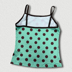 Lunivop Polka Dot Sling American Vintage Tees Panelled Stripe Ruffles Patchwork Tanks Slim Y2K Goth Spice Girls Casual Moda Tops