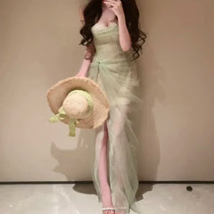 Lunivop Fashion Women Dress Sleeveless Strapless Solid Color Female Summer Evening Party Dresses New Tide